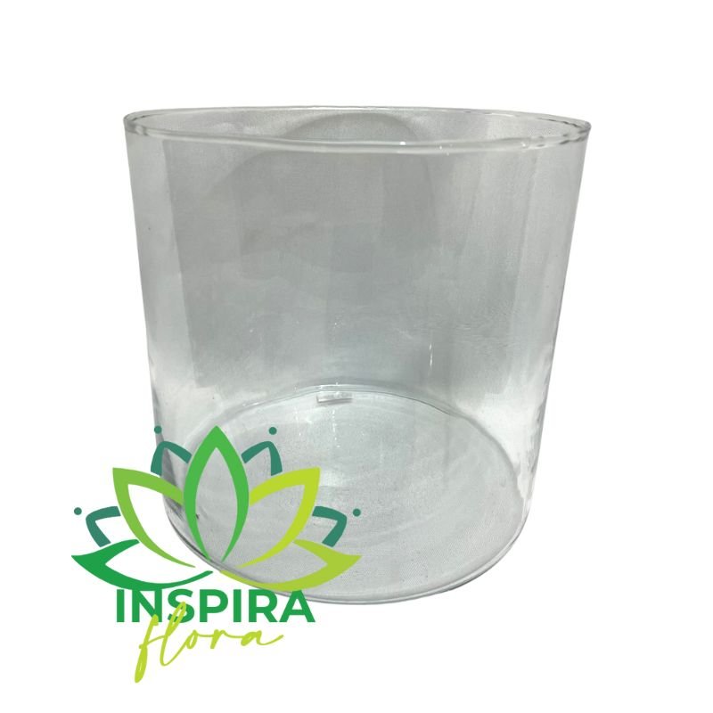 Vaso Cilindro de Vidro 10x20