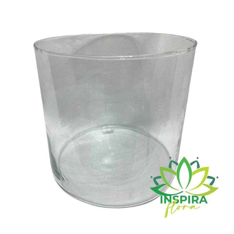 Vaso Cilindro de Vidro 10x10