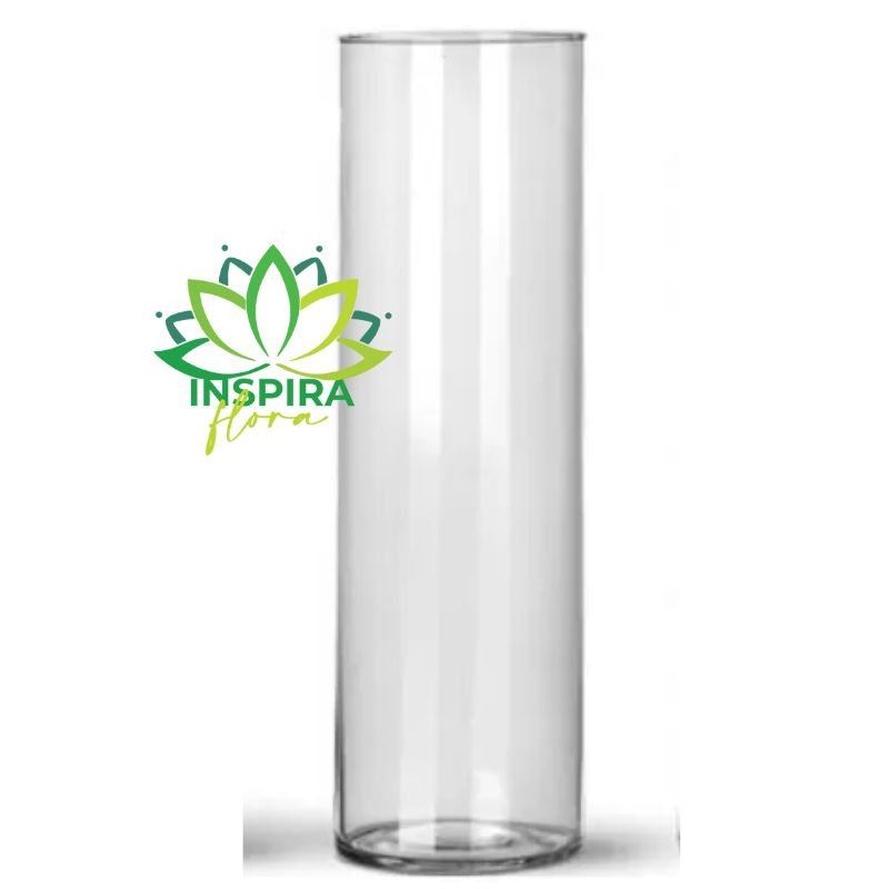 Vaso Cilindro de Vidro 10x40