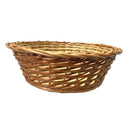 Cesta Bacia De Pães Vime Padaria 12x45cm Palha Ref 697