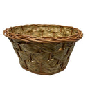 Cesto Cachepo Vime com Palha Grande 15x31x21 Ref.858