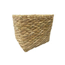 Vaso Cesto Cachepo Taboa Quadrado Decoração Rustico Ref.964