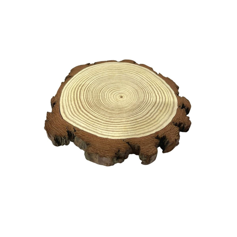 Bolachão De Madeira Pinus Importada Pequena Para Decoração