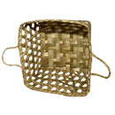 Cesto Organizador Vazado Quadrado Com Alça Taboa Casa Decor