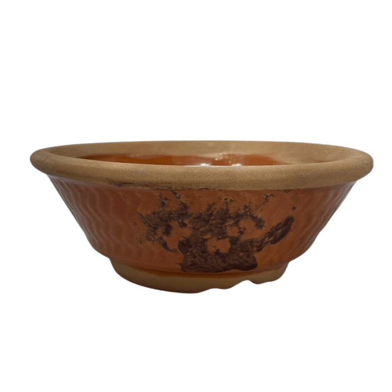 Vaso de Cerâmica Redondo Oriental Terracota