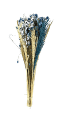 Buquê Desidratado Azul Arranjo Decoração