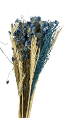 Buquê Desidratado Azul Arranjo Decoração