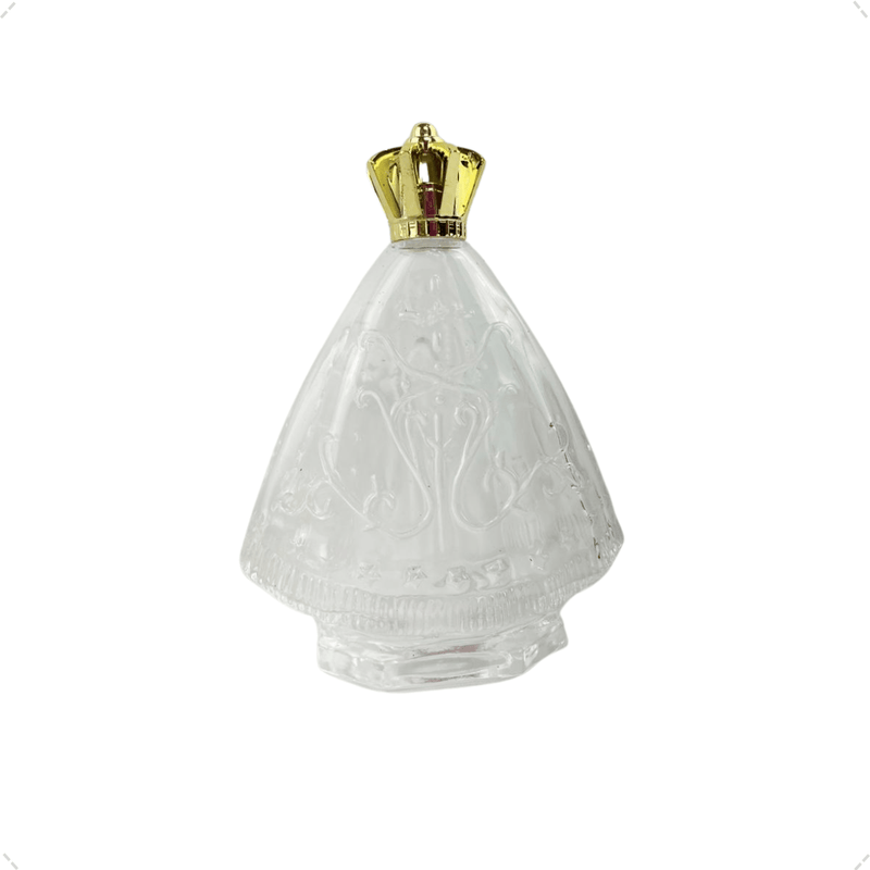 Vidrinho De Nossa Senhora De Aparecida  Decoração Flores