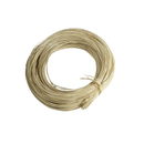 Corda Rattan Espiral 1,5mm Branco 250 Gramas Decoração Fibra