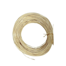 Corda Rattan Espiral 1,5mm Branco 250 Gramas Decoração Fibra
