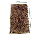 Kit Com 3 Musgos Fofão Vivo Verde e Rosa Branco Para Decoração Natural