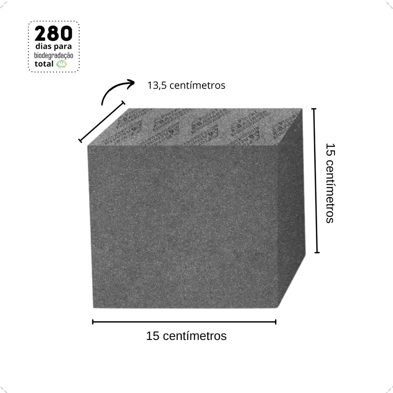 Espuma Floral Biodegradável Forma Bloco CX/24 Unidades F2