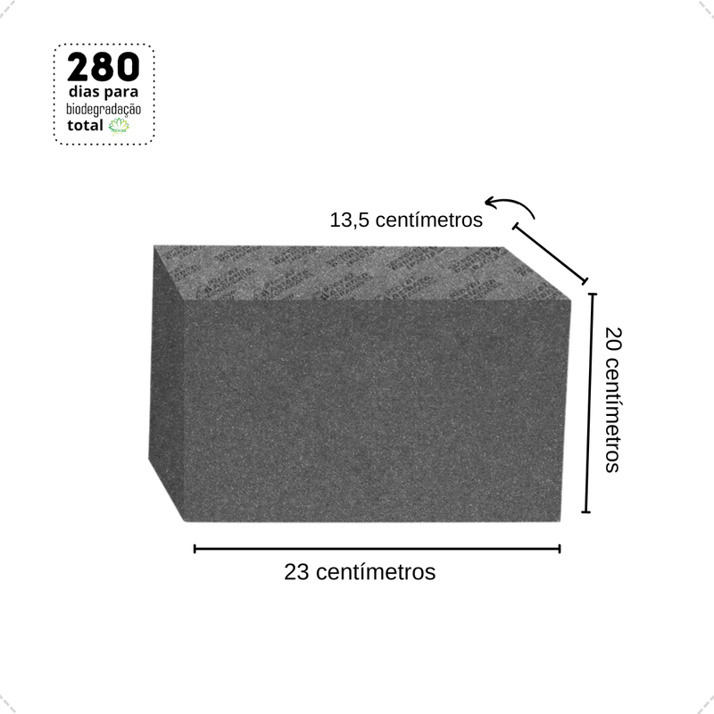 Espuma Floral Biodegradável Forma Tijolo CX/24 Unidades F4