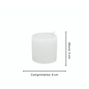 Kit 10 Velas Pitoco 5 Cm Decoração Parafina Casamento Vidro