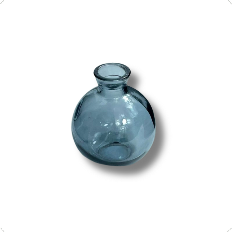 1 Vasinho de Vidro Redondo Pequeno 10 cm Decoração Lembrancinha