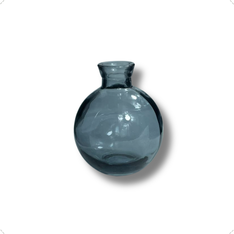 1 Vasinho de Vidro Redondo Pequeno 10 cm Decoração Lembrancinha