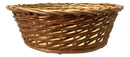 Bandeja Cesta Bacia De Pães 12x40cm Vime Reforçado Padaria Cor Marrom