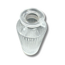 1 Garrafa De Vidro Decoração Para Arranjo Solitário 13cm