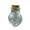 Garrafinha Vidro Riscado Com Rolha Decoração Solitário 50 Ml