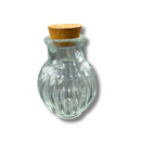 Garrafinha Vidro Riscado Com Rolha Decoração Solitário 50 Ml