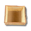 Mini Cachepot De Madeira De Pinus P Quadrado