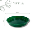 Base Suporte Espuma Floral 18 Cm Redondo De Plástico P\ Decoração