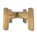 1 Tripé De Madeira P Suporte Para Vasos Planta Decoração