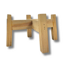 1 Suporte G Tripé De Madeira Decoração Planta Para Vasos