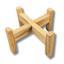 1 Suporte M Tripé De Madeira Decoração Planta Para Vasos