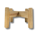 1 Suporte G Tripé De Madeira Decoração Planta Para Vasos