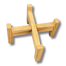 1 Suporte G Tripé De Madeira Decoração Planta Para Vasos