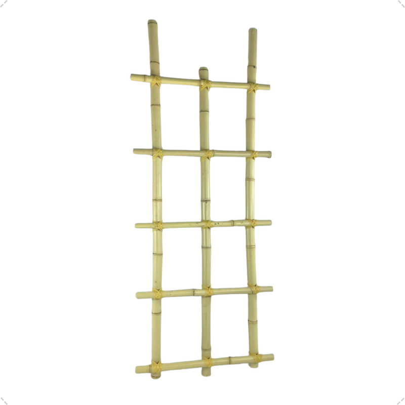 Treliça De Bambu Módulo 1 Metro Jardim Vertical Decoração Solo