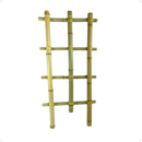Treliça De Bambu Módulo Decoração 80cm Jardim Vertical Solo