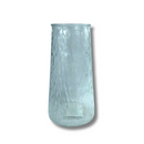 1 Vaso Garrafa De Vidro Cores Rigado Textura Vintage Arranjo Cristal