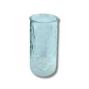 1 Vaso Garrafa De Vidro Cores Rigado Textura Vintage Arranjo Cristal