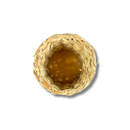 Cesto Palha Taboa Artesanal Natural 15cm Cachepot Decorativo