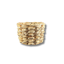Cesto Palha Taboa Artesanal Natural 15cm Cachepot Decorativo