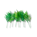 Kit 10 Folhas De Areca Verde Tingido Para Arranjos Decoração