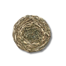 Sousplat Trançado De Palha Madeira 22cm Artesanal Mesa Posta