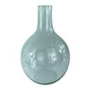 Vaso Garrafa De Vidro Berna E Latania Decoração Luxo Arranjo