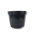 Vaso Plástico Preto Polipropileno 35cm Com Furos De Drenagem