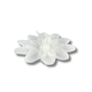 Vela Flutuante Flor De Lótus Branca Para Decoração Parafina